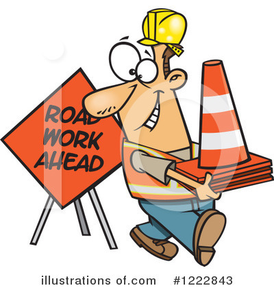 Royalty-Free (RF) Construction Clipart Illustration by toonaday - Stock Sample #1222843