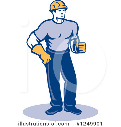 Royalty-Free (RF) Construction Clipart Illustration by patrimonio - Stock Sample #1249901