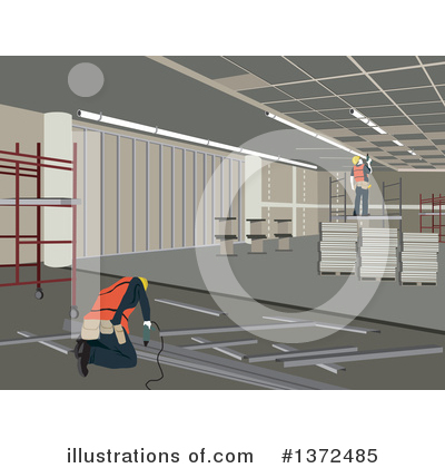 Royalty-Free (RF) Construction Clipart Illustration by David Rey - Stock Sample #1372485