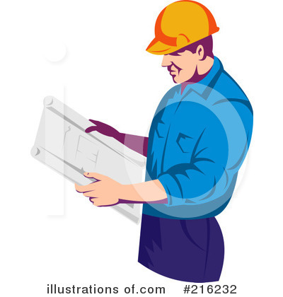Royalty-Free (RF) Construction Clipart Illustration by patrimonio - Stock Sample #216232