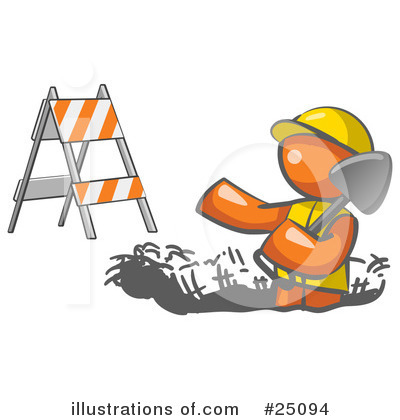 Royalty-Free (RF) Construction Clipart Illustration by Leo Blanchette - Stock Sample #25094