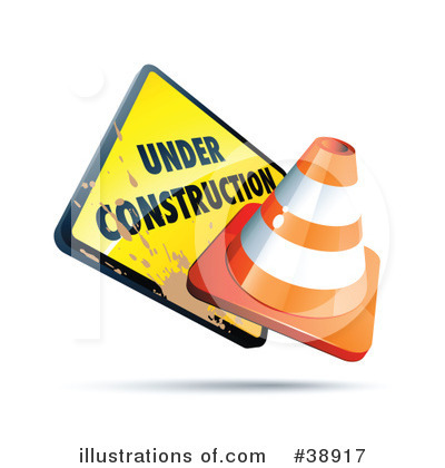 Construction Cones Clipart #38917 by beboy