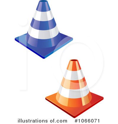 Construction Cone Clipart #1066071 by Vector Tradition SM
