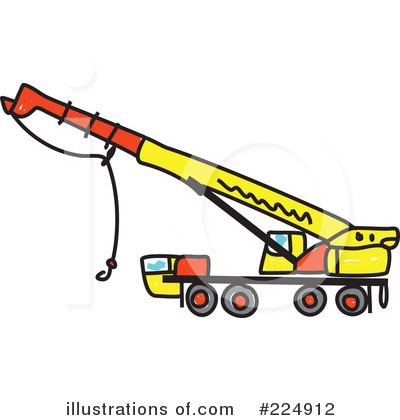 Royalty-Free (RF) Construction Crane Clipart Illustration by Prawny - Stock Sample #224912