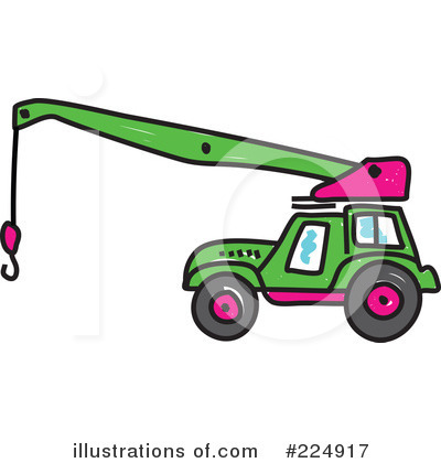 Royalty-Free (RF) Construction Crane Clipart Illustration by Prawny - Stock Sample #224917
