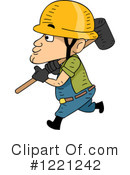 Construction Worker Clipart #1221242 by BNP Design Studio