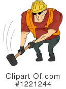 Construction Worker Clipart #1221244 by BNP Design Studio