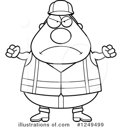 Royalty-Free (RF) Construction Worker Clipart Illustration by Cory Thoman - Stock Sample #1249499