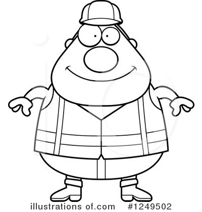 Royalty-Free (RF) Construction Worker Clipart Illustration by Cory Thoman - Stock Sample #1249502