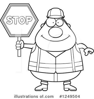 Royalty-Free (RF) Construction Worker Clipart Illustration by Cory Thoman - Stock Sample #1249504