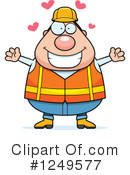 Construction Worker Clipart #1249577 by Cory Thoman
