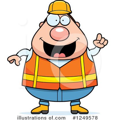 Royalty-Free (RF) Construction Worker Clipart Illustration by Cory Thoman - Stock Sample #1249578