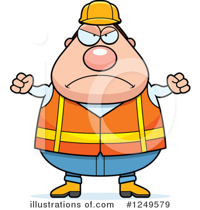 Royalty-Free (RF) Construction Worker Clipart Illustration by Cory Thoman - Stock Sample #1249579