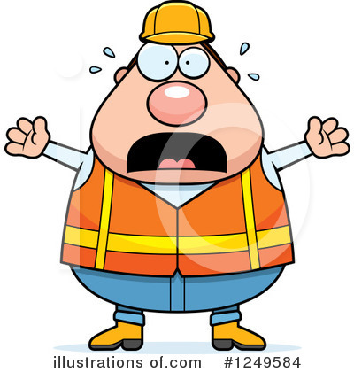 Royalty-Free (RF) Construction Worker Clipart Illustration by Cory Thoman - Stock Sample #1249584