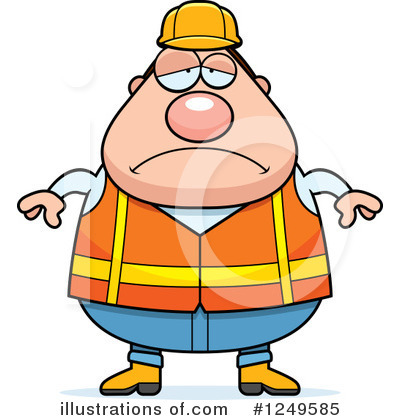 Royalty-Free (RF) Construction Worker Clipart Illustration by Cory Thoman - Stock Sample #1249585