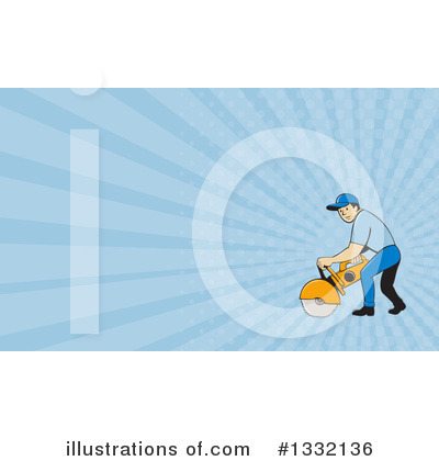 Royalty-Free (RF) Construction Worker Clipart Illustration by patrimonio - Stock Sample #1332136