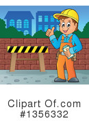 Construction Worker Clipart #1356332 by visekart