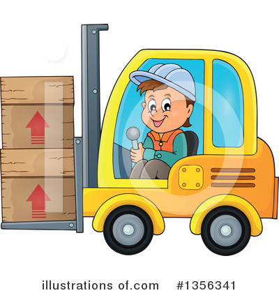 Royalty-Free (RF) Construction Worker Clipart Illustration by visekart - Stock Sample #1356341
