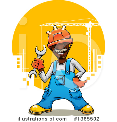 Worker Clipart #1365502 by Vector Tradition SM