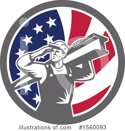 Royalty-Free (RF) Construction Worker Clipart Illustration by patrimonio - Stock Sample #1560093