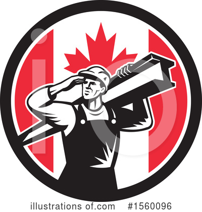 Canadian Flag Clipart #1560096 by patrimonio