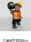Construction Worker Clipart #1771005 by KJ Pargeter