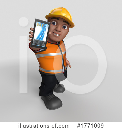 Royalty-Free (RF) Construction Worker Clipart Illustration by KJ Pargeter - Stock Sample #1771009