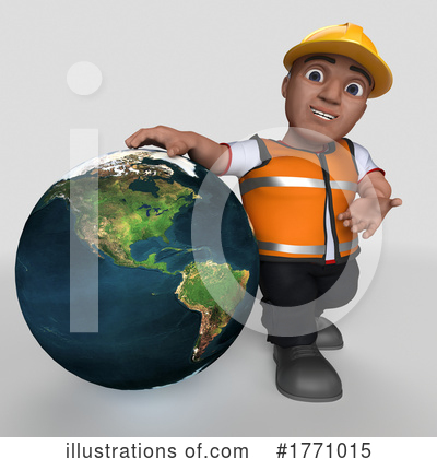 Royalty-Free (RF) Construction Worker Clipart Illustration by KJ Pargeter - Stock Sample #1771015