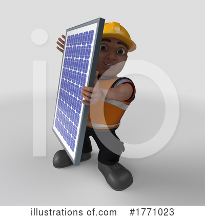 Royalty-Free (RF) Construction Worker Clipart Illustration by KJ Pargeter - Stock Sample #1771023