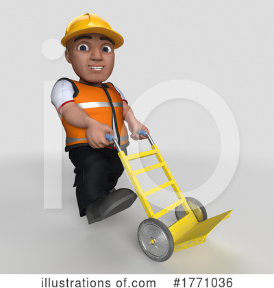 Royalty-Free (RF) Construction Worker Clipart Illustration by KJ Pargeter - Stock Sample #1771036