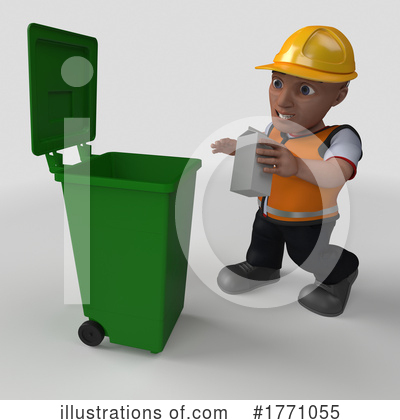 Royalty-Free (RF) Construction Worker Clipart Illustration by KJ Pargeter - Stock Sample #1771055