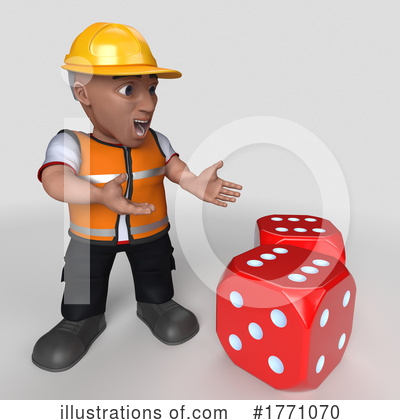 Royalty-Free (RF) Construction Worker Clipart Illustration by KJ Pargeter - Stock Sample #1771070