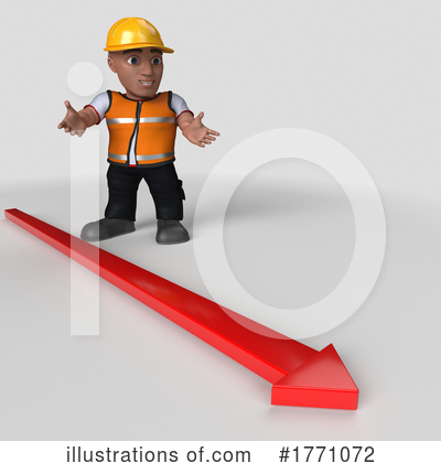 Royalty-Free (RF) Construction Worker Clipart Illustration by KJ Pargeter - Stock Sample #1771072