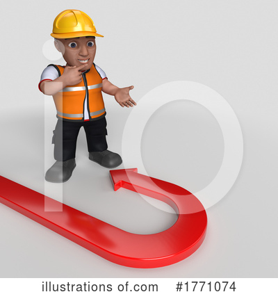 Royalty-Free (RF) Construction Worker Clipart Illustration by KJ Pargeter - Stock Sample #1771074