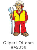 Construction Worker Clipart #42358 by Snowy