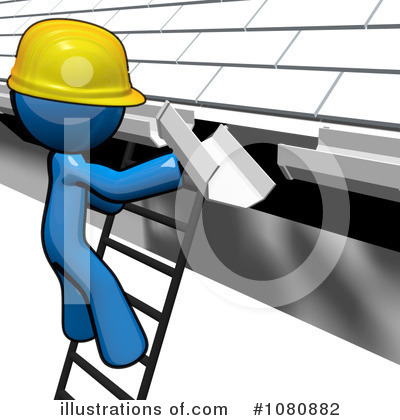 Contractor Clipart #1080882 by Leo Blanchette