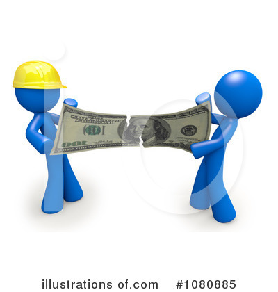 Contractor Clipart #1080885 by Leo Blanchette