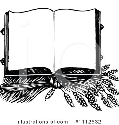 Open Book Clipart #1112532 by Prawny Vintage