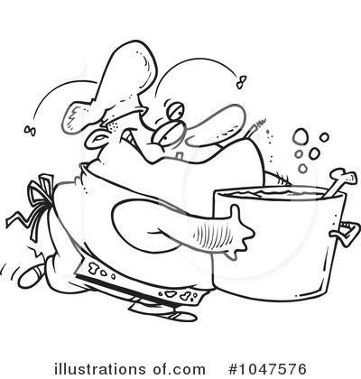Royalty-Free (RF) Cook Clipart Illustration by toonaday - Stock Sample #1047576