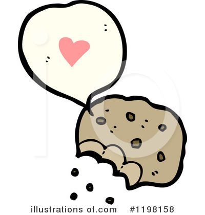 Royalty-Free (RF) Cookie Clipart Illustration by lineartestpilot - Stock Sample #1198158