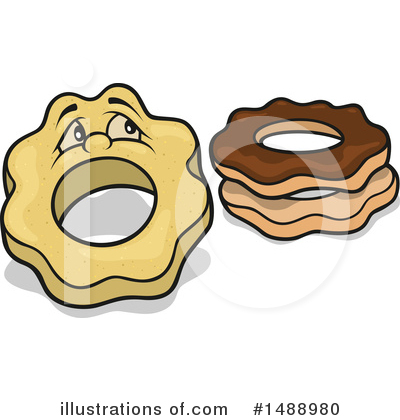 Royalty-Free (RF) Cookie Clipart Illustration by dero - Stock Sample #1488980