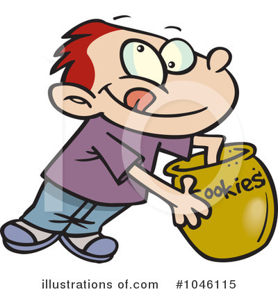 Royalty-Free (RF) Cookie Jar Clipart Illustration by toonaday - Stock Sample #1046115