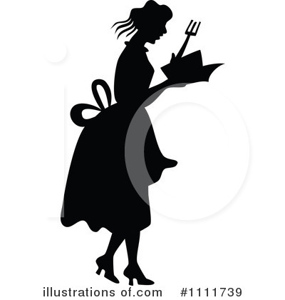 Royalty-Free (RF) Cooking Clipart Illustration by Prawny Vintage - Stock Sample #1111739