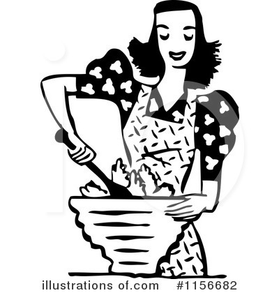 House Wife Clipart #1156682 by BestVector