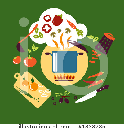 Royalty-Free (RF) Cooking Clipart Illustration by Vector Tradition SM - Stock Sample #1338285