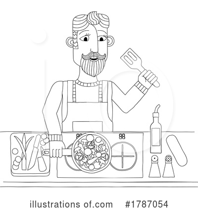 Royalty-Free (RF) Cooking Clipart Illustration by AtStockIllustration - Stock Sample #1787054