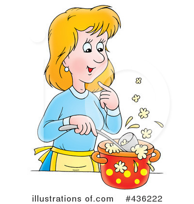 Royalty-Free (RF) Cooking Clipart Illustration by Alex Bannykh - Stock Sample #436222