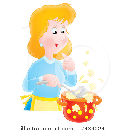 Royalty-Free (RF) Cooking Clipart Illustration by Alex Bannykh - Stock Sample #436224
