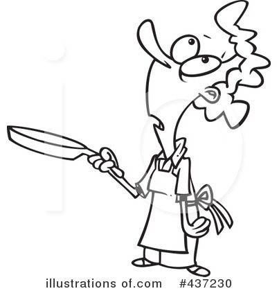 Royalty-Free (RF) Cooking Clipart Illustration by toonaday - Stock Sample #437230