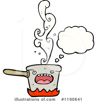 Royalty-Free (RF) Cooking Pot Clipart Illustration by lineartestpilot - Stock Sample #1190641